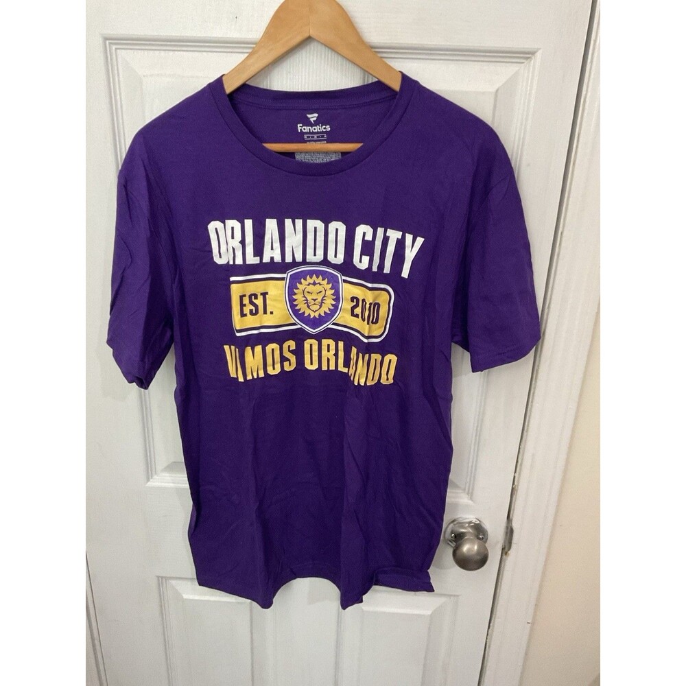 Orlando City SC Shirt Mens Medium Fanatics Soccer Club Football New